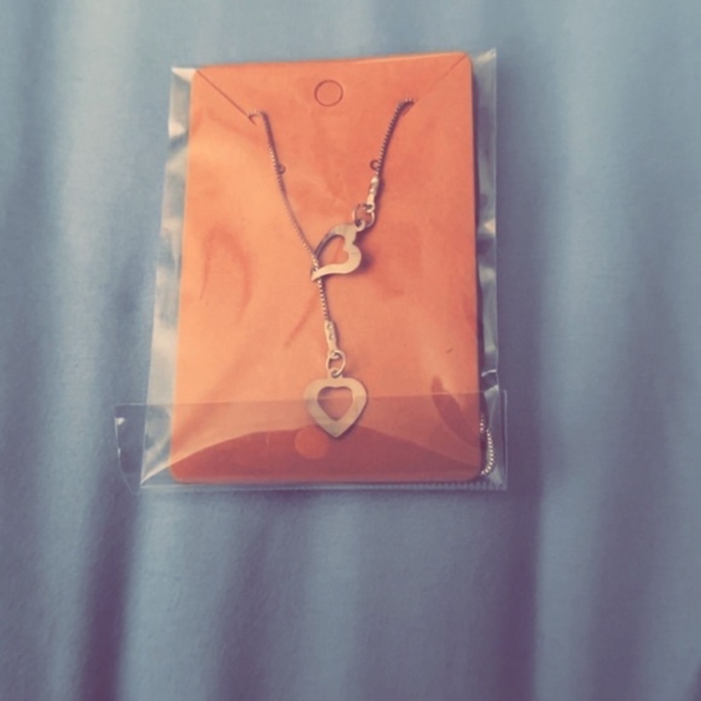 Silver Heart Necklace - Picture 2 of 3